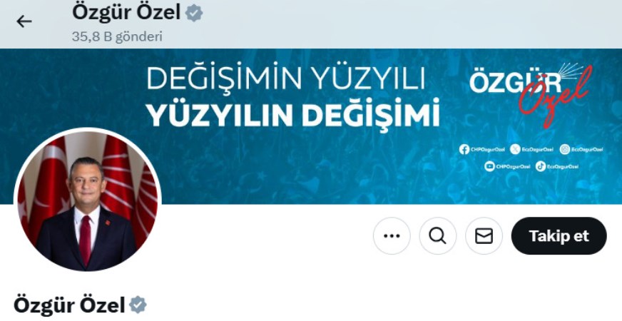 Özgür Özel sosyal medya hesaplarındaki profil fotoğrafını değiştirdi