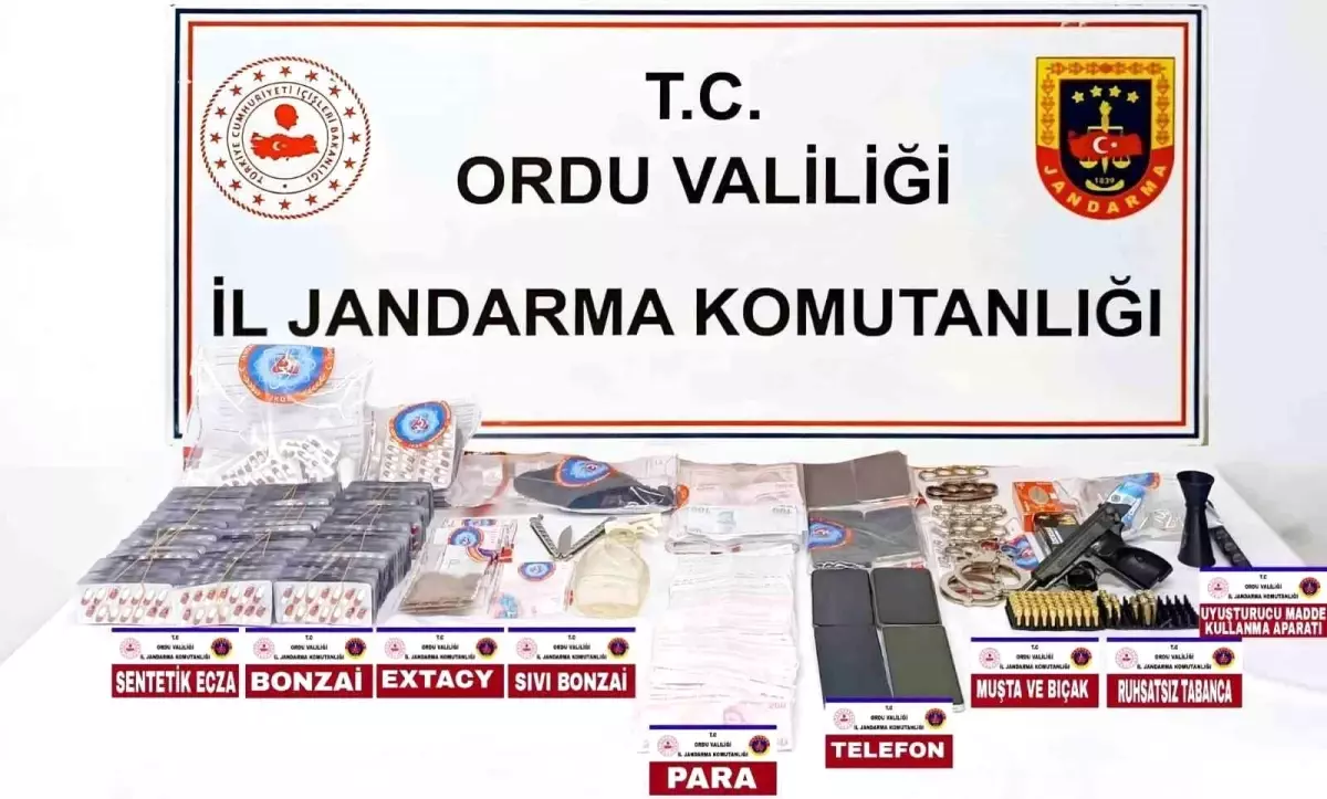 Ordu’da Uyuşturucu Operasyonu: 5 Tutuklama