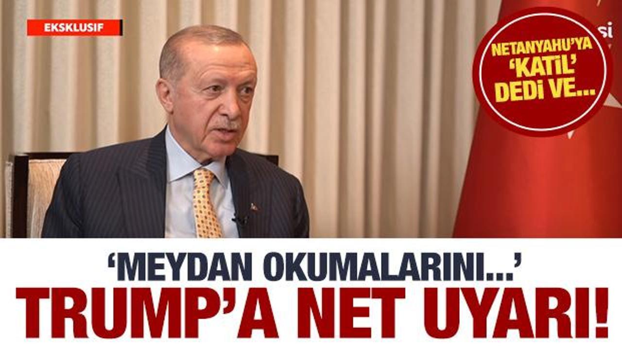Son dakika: Erdoğan’dan Trump’a uyarı: Meydan okumalarını…