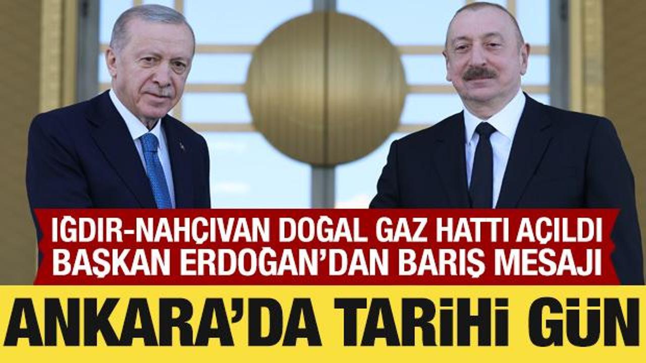 Cumhurbaşkanı Erdoğan ile Aliyev’den ortak açıklama