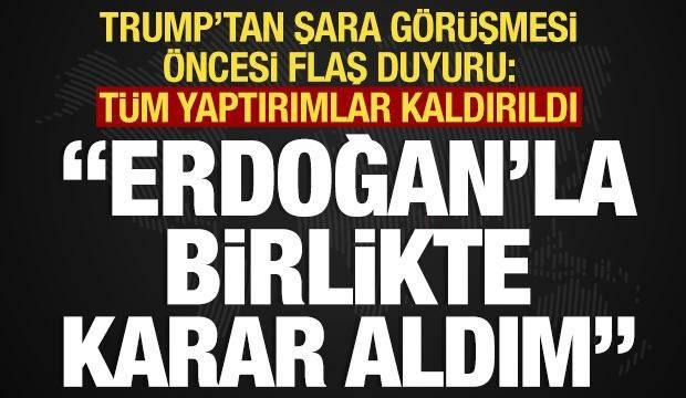 Erdoğan, Trump, Şara ve Prens Selman'dan dörtlü zirve!