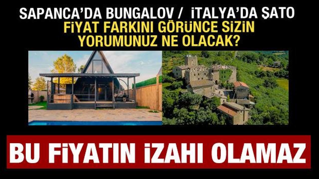 İzahı olmayan fiyat! Sapanca’nın yarı fiyatına İtalya’da şato tatili