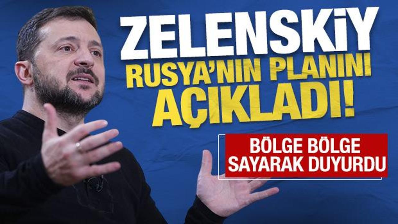 Zelenskiy, Rusya’nın planını açıkladı! Tehdit oluşturuyor diyerek duyurdu