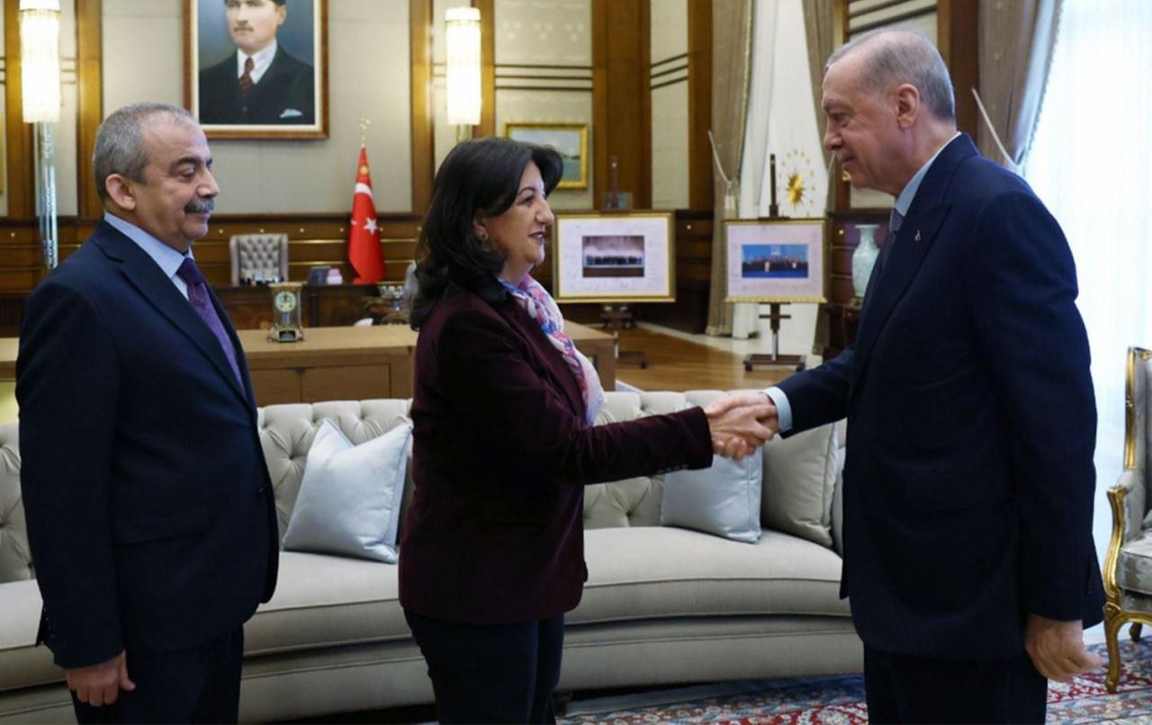 Cumhurbaşkanı Erdoğan, Bahçeli ve Buldan ile görüştü