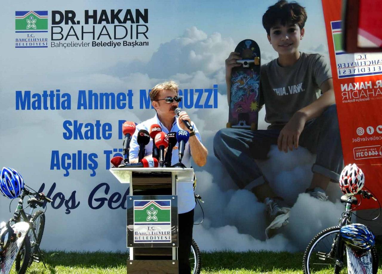 Mattia Ahmet’in adı Bahçelievler’de yaşayacak