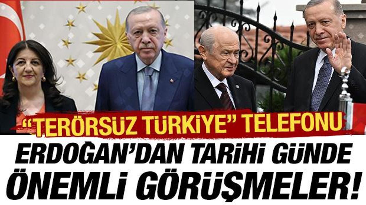 Cumhurbaşkanı Erdoğan, Bahçeli ve Buldan ile görüştü