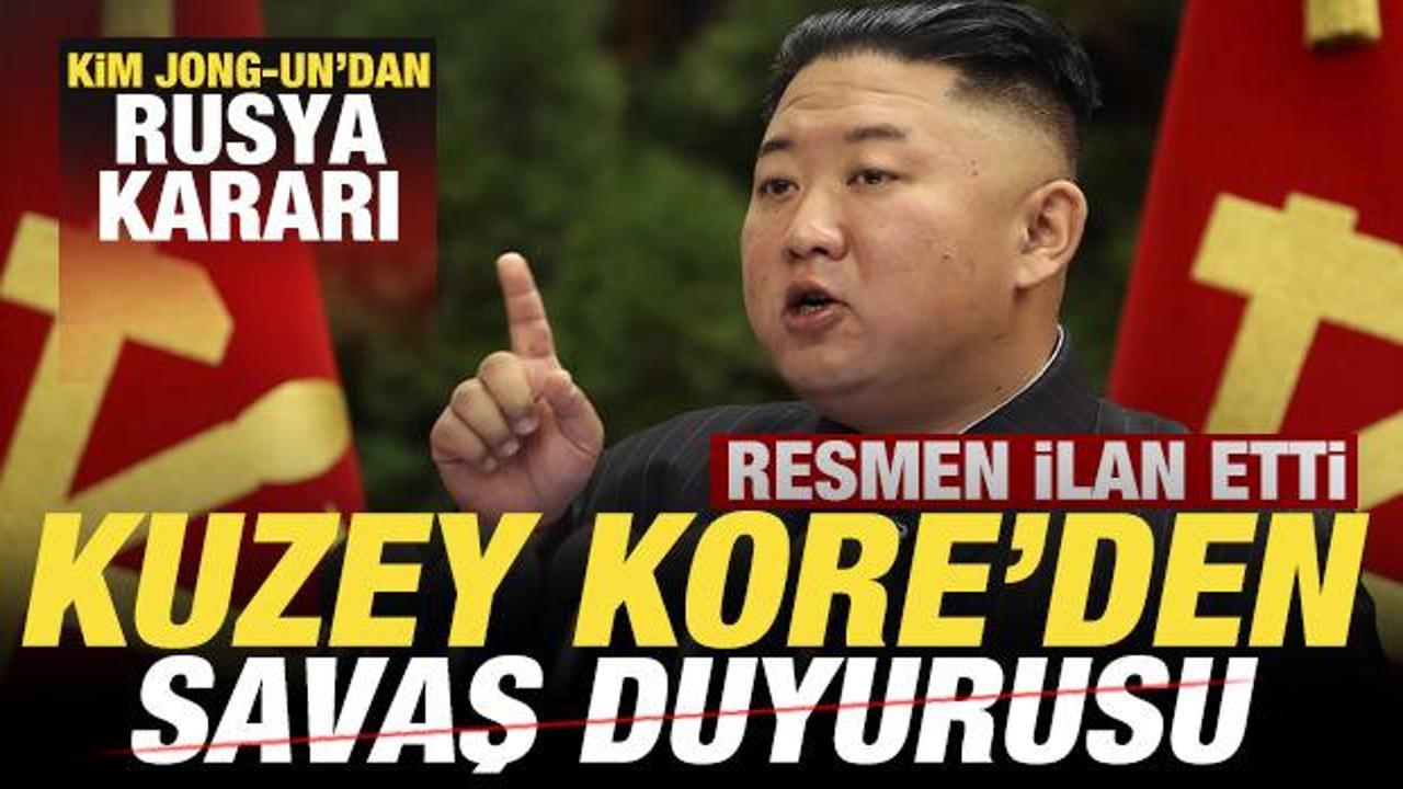 Kuzey Kore’den savaş duyurusu! Kim Jong-un’dan son dakika Rusya kararı! Resmen ilan etti