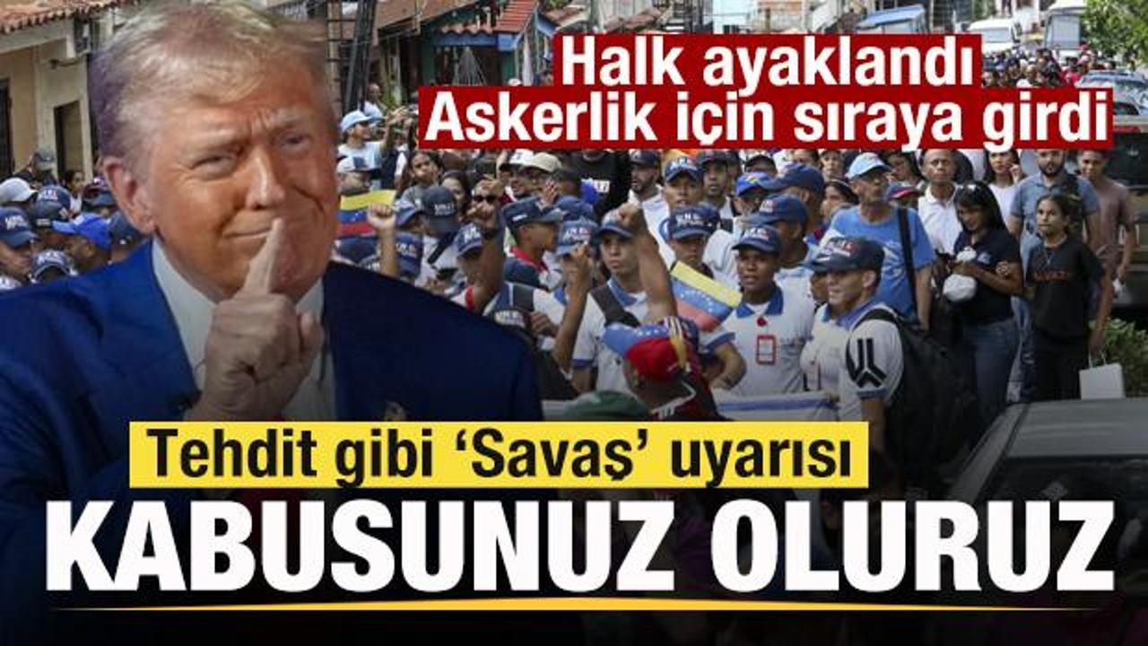 ABD’ye tehdit gibi ‘savaş’ uyarısı! Kabusunuz oluruz! On binler askerlik için akın etti