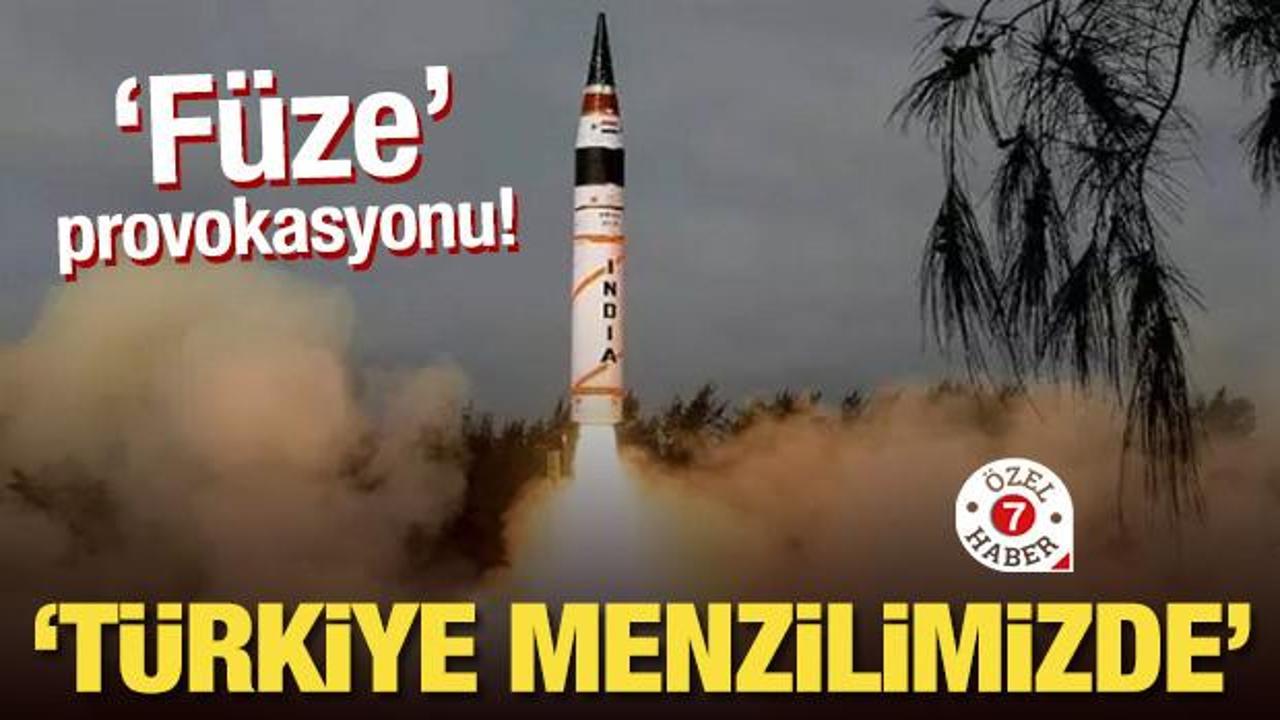 ‘Füze’ provokasyonu! “Türkiye menzilimizde”