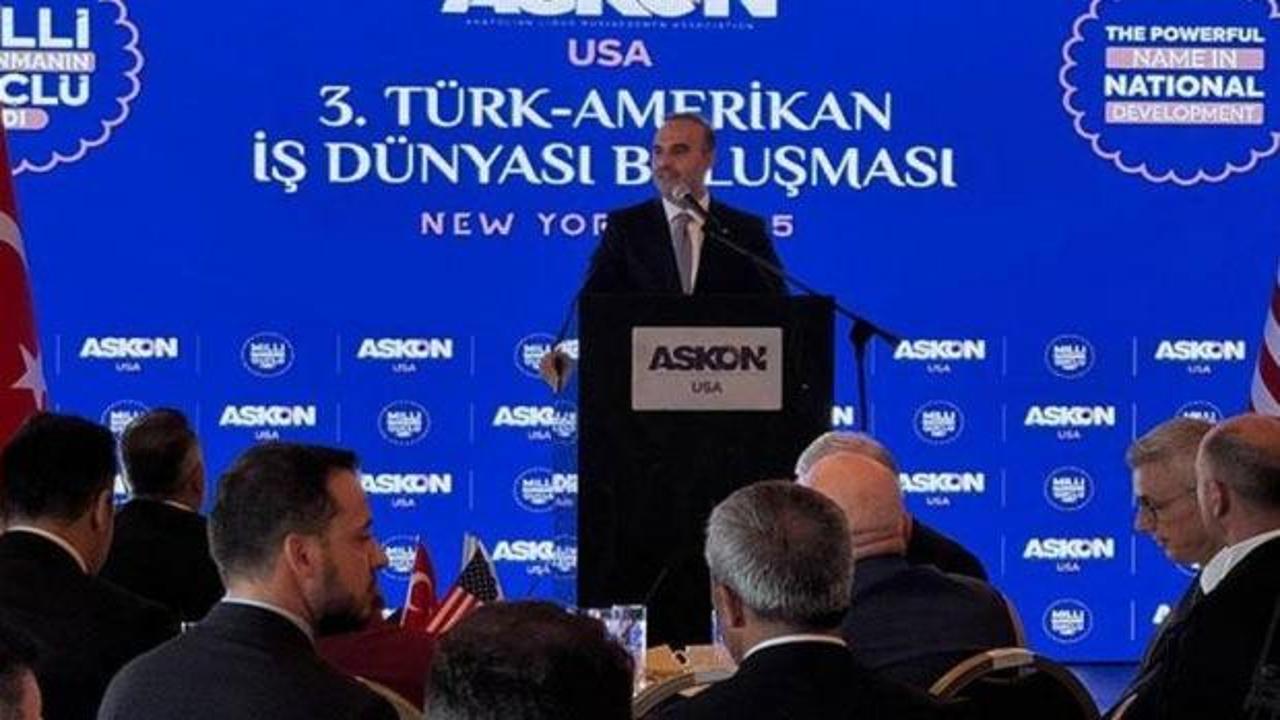 Bakan Kacır, ‘3’üncü Türk-Amerikan İş Dünyası Buluşması’ toplantısına katıldı