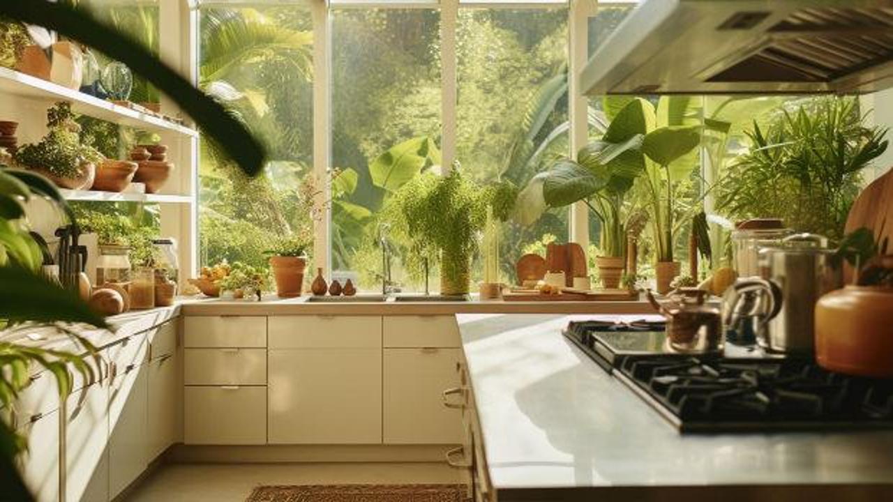 Mutfakta Doğal Kokular: Nem ve Koku Kontrolü Sağlayan Bitkiler