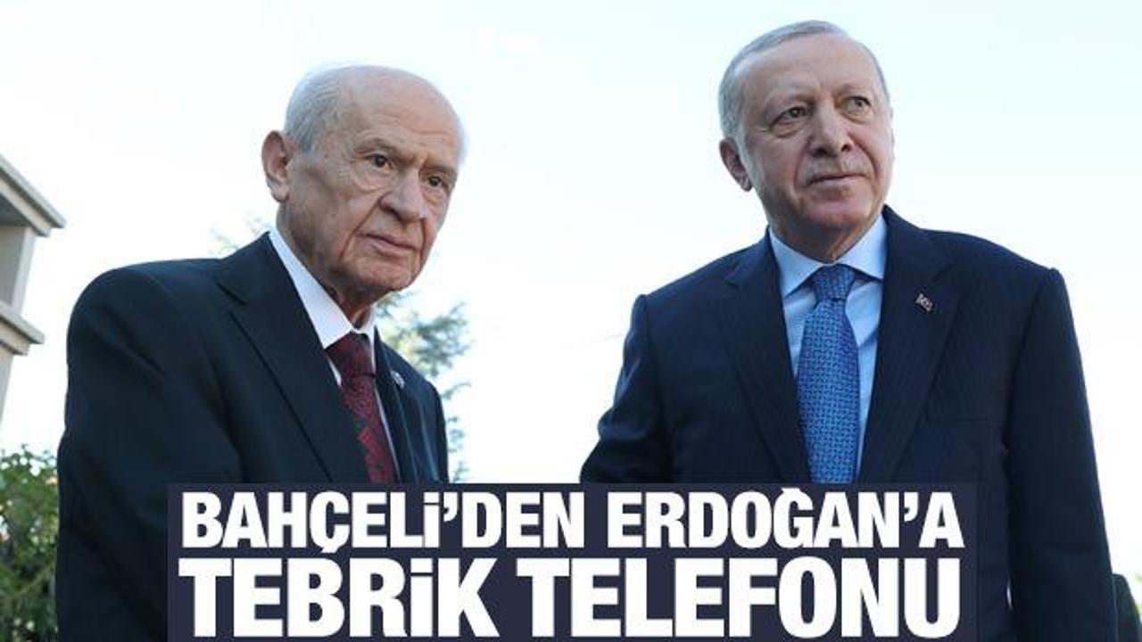 Son dakika haberi: Bahçeli’den Erdoğan’a tebrik telefonu
