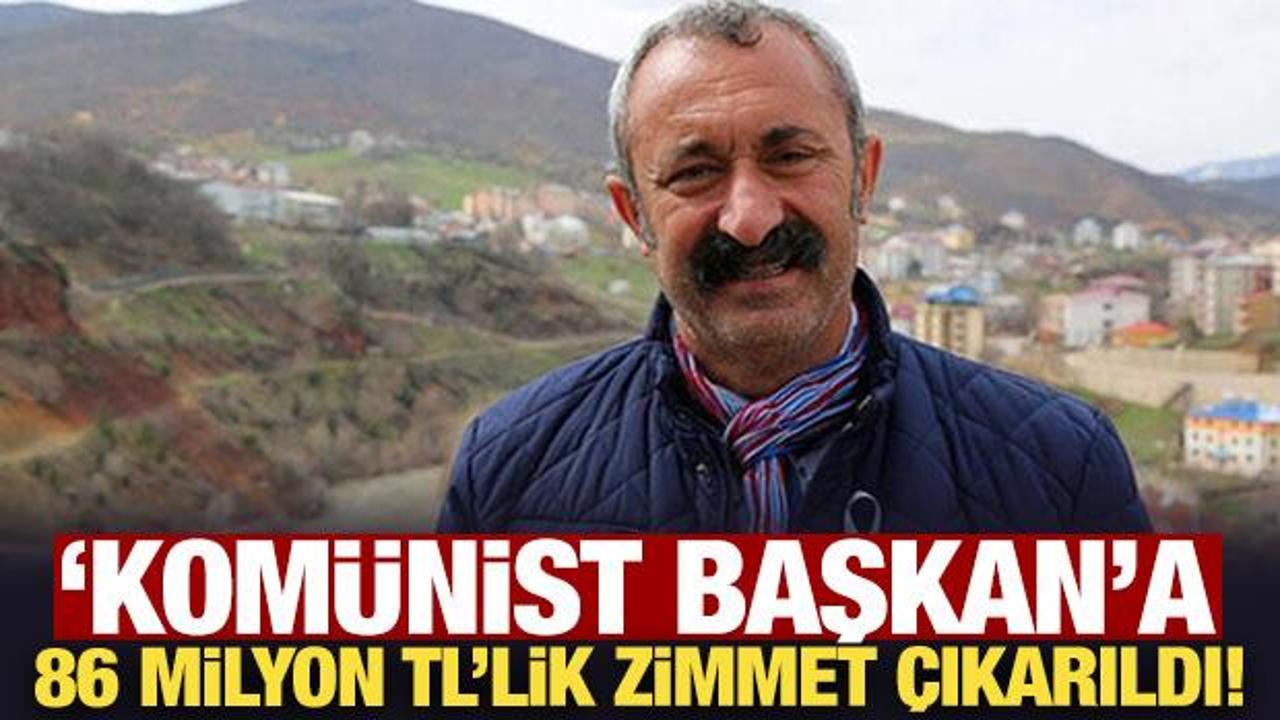 ‘Komünist başkan’a 86 milyon TL’lik zimmet!