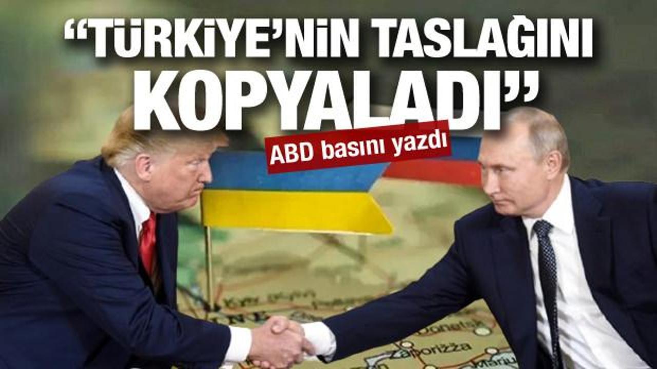 Trump “Türkiye’nin taslağını kopyaladı” iddiası! ABD basını yazdı