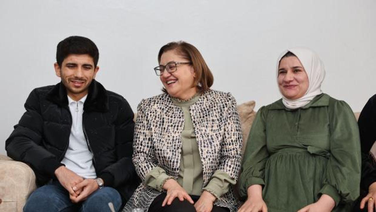 Başkan Şahin’den ‘Bir Umut Bir Can’ projesinden yararlanan çifte ziyaret!