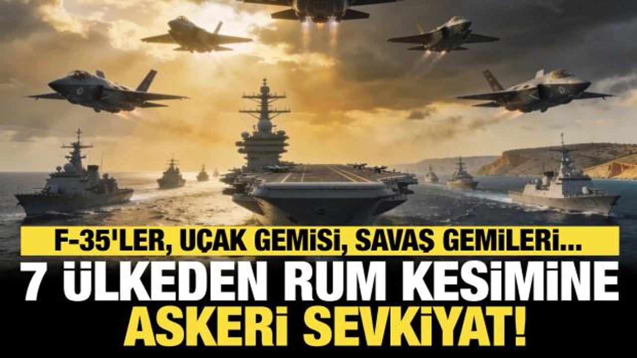 Avrupa’dan Akdeniz’e askeri çıkarma! Rum kesimine devasa yığınak