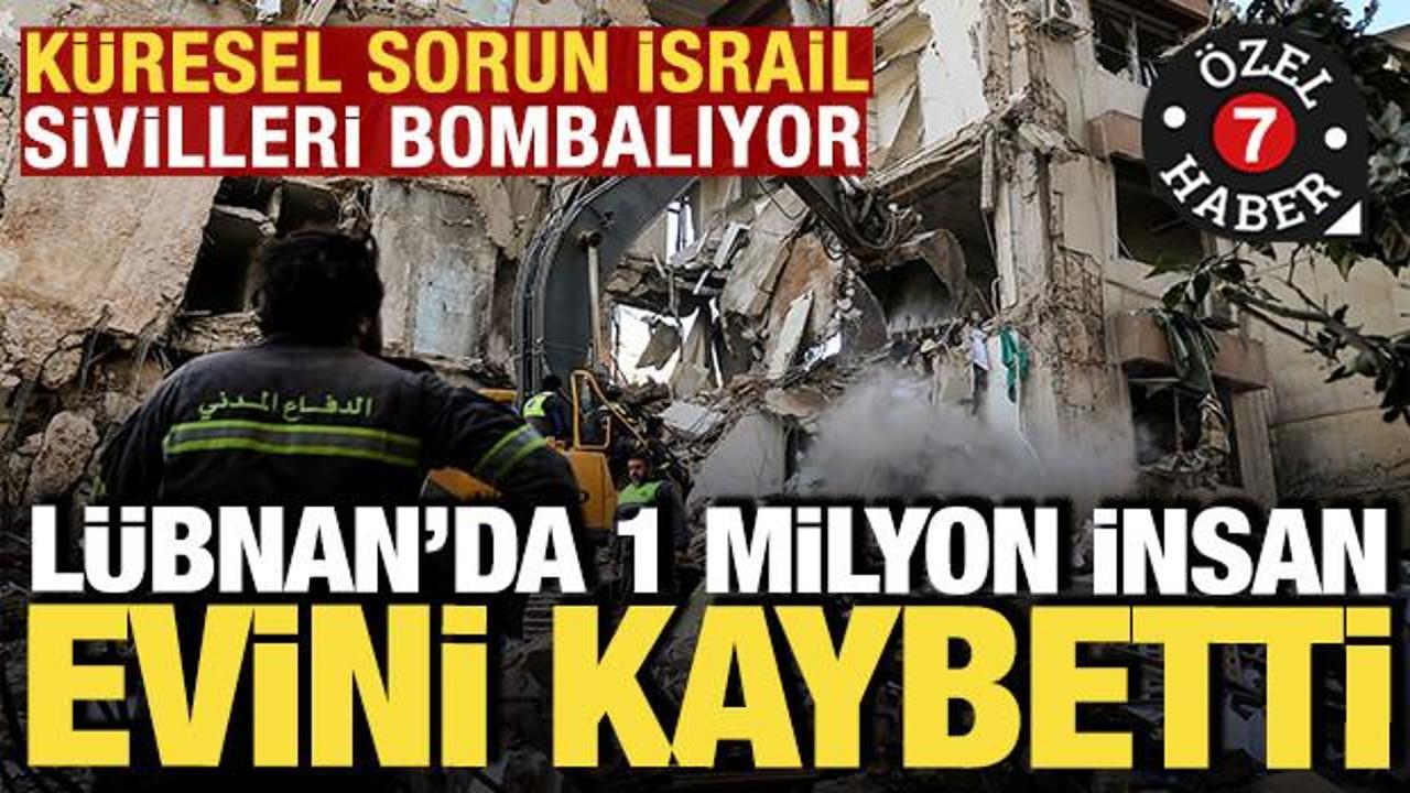 1 milyon insan evini terk etti: Soykırımcı İsrail, Lübnan’ı bombalıyor