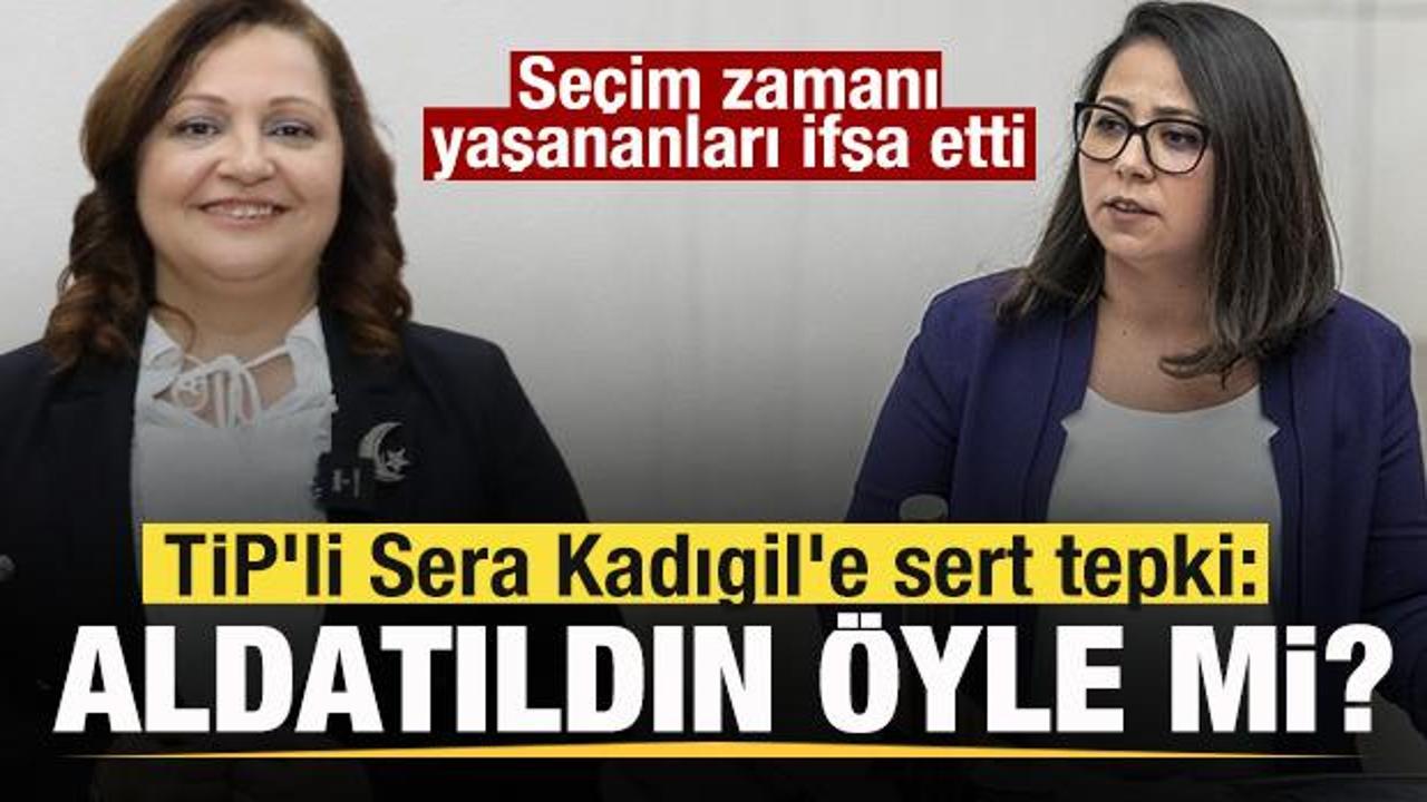 Burcu Köksal’dan TİP’li Kadıgil’e sert tepki: Aldatıldın öyle mi?