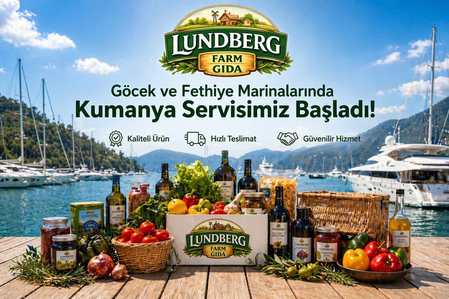 Lundbergfarms’tan Kumanya Hizmeti Deniz Üstünde Konforun Adresi
