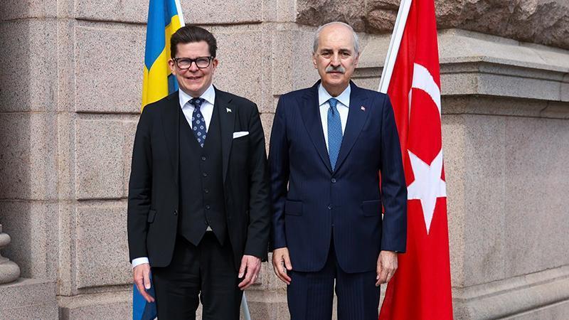 TBMM Başkanı Kurtulmuş, İsveç Parlamentosu Başkanı Norlen ile görüştü