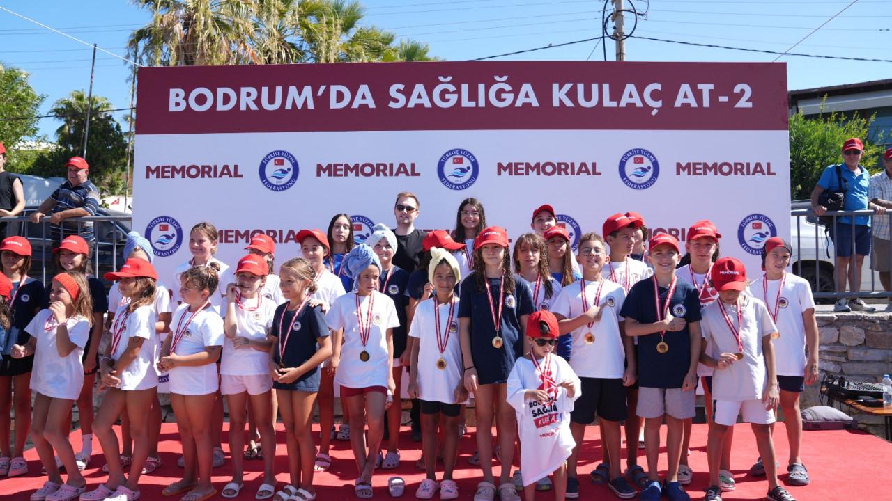 Memorial Sağlık Grubu ve Türkiye Yüzme Federasyonu Bodrum’da İkinci Kez Sağlığa Kulaç Attı