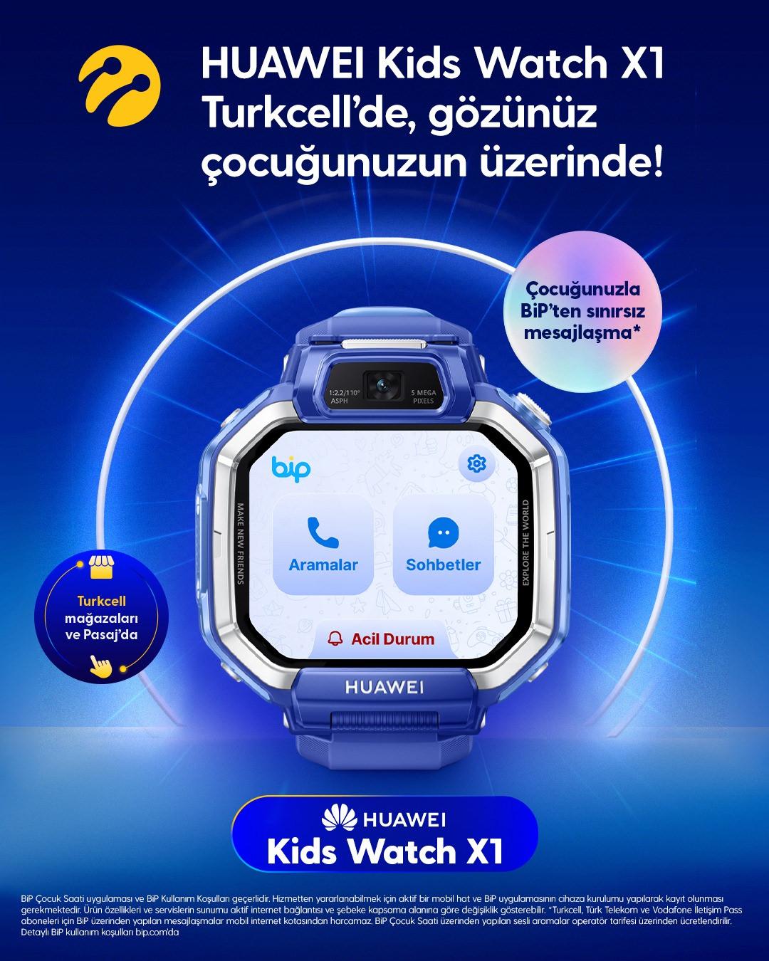 BiP entegrasyonuna sahip Huawei akıllı çocuk saatiyle güvenli ve konforlu iletişim