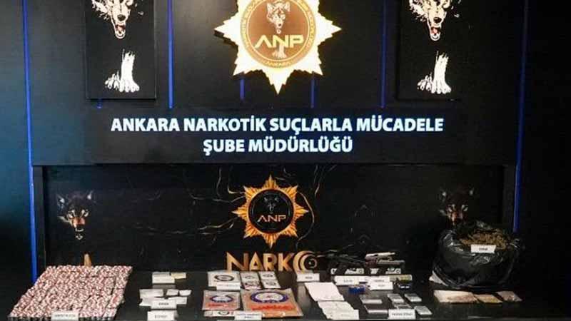Ankara’da uyuşturucu operasyonlarında 26 tutuklama