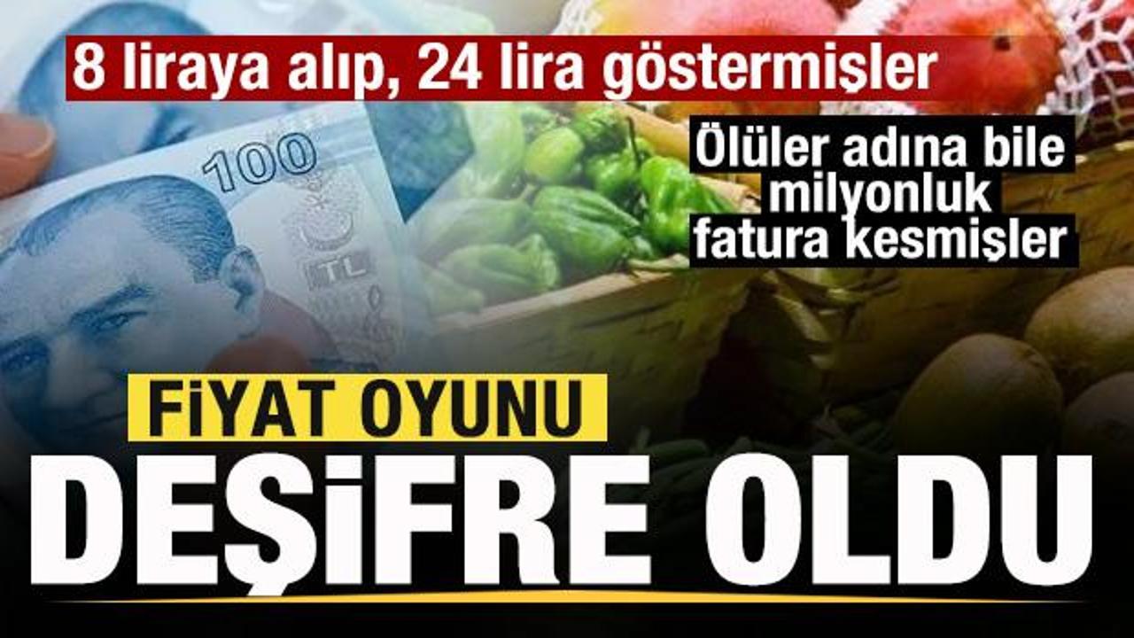 Fiyat oyunu ortaya çıktı! Çiftçiden 8 liraya alıp, 24 lira göstermişler