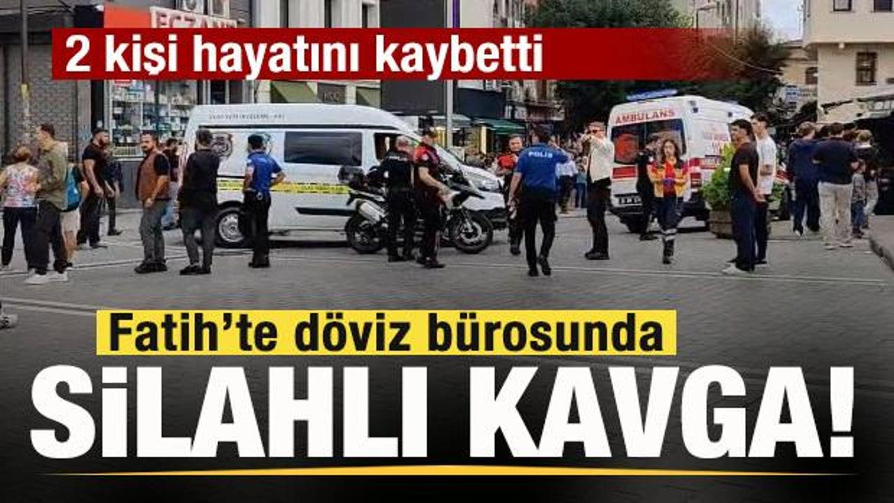 Son dakika: Fatih’te silahlı çatışma: 2 kişi hayatını kaybetti